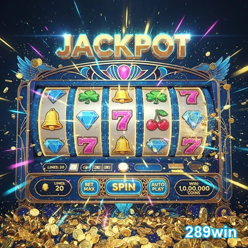 Imagem de caça-níqueis com tema de cassino, relacionada ao site 289win de jogos de azar e slots.